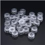 Lot de 30 bobines en plastique pour machine à coudre Brother Style SA156