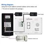 FTSTech 7" Couleur Filaire Vidéo Porte Téléphone RFID Caméra Vidéo Sonnette Système d'Interphone pour Les Appartements à Domicil