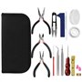 Kulannder Trousse à Outils Pour La Fabrication De Bijoux 22 Pcs Trousse à Outils Pour La Fabrication Et La Fixation De Bijoux Co