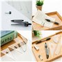 8 Pièces Compass Set, Compas Scolaire Ensemble Outil de Géométrie, Compris le Dessin de Boussole, Rapporteur, Règle, Recharge de