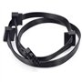ZAHARA Cable sata Cable Alimentation sata pour Cooler Master VSM750 VSM650 VSM550 SATA Power Supply Cable （5Pin to 3 SATA 70cm）