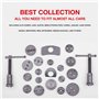 KATSU Coffret 21 pièces repousse piston d'étrier de frein kit universel d'outils pour voiture