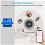 LoraTap Lot de 2 Interrupteur WiFi Alexa Sans Fil, MINI TAILLE, Récepteur 2500W 10A, Commutateur Connecté Intelligent, Commande