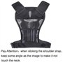 Nicama NC-VEST Harnais de transport Photographe sangle de poitrine corps élastique réglable pour 2 Appareils Photos Noir Canon N