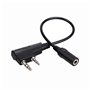 Retevis TCK01 Talkie Walkie Adaptateur Audio 2 Broches à 3.5mm