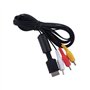 OSTENT AV Audio Video Composite Cable Cord Compatible pour Sony PS1 PS2 PS3 System Console Jeux Vidéo