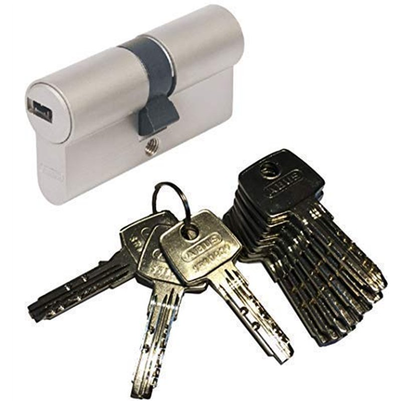 ABUS - EC550 Profil-Double cylindre Longueur (a/b) 30/30mm (c=60mm) avec 10 Clés