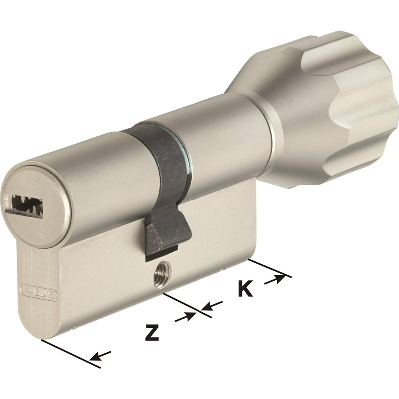 Image secondaire de ABUS EC550 Longueur du cylindre bouton Z45/K30mm avec 8 clé