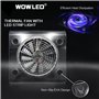 Wowled Ventilateur, refroidisseur LED RVB, Support pour Playstation 4, Accessoire avec mini-contrôleur pour consoles et ordinate