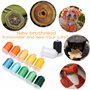 New brothread 63 Brother Couleurs Polyester Fil machine à broder pour Brother/Babylock/Janome/Singer/Kenmore Machine 500M (550Y)