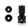 Pomlink Lot de 2 adaptateurs 1/2" carré à 1/4" hexagonal, convertisseur de mandrin à libération rapide pour clé à cliquet à impa