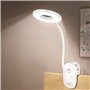 Lampe de lecture à clipser alimentée par piles pour lit