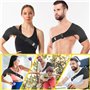 Suptrust Attelle d'épaule de récupération pour homme et femme, soutien de stabilité, ajustement réglable, soulagement des blessu