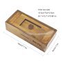 Boîtes de puzzle en bois avec compartiments cachés - Casse-tête intelligents pour adolescents et adultes - Porte-cartes - Jeu di