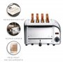 Dualit Toaster Grille Pain 4 Tranches Classic Vario - Grille Pain Inox Fabriqué au Royaume-Uni - Éléments ProHeat® Exclusifs - F