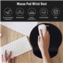 Umitive Tapis de Souris Ergonomique and Repose Poignet Clavier, Poignet Support en Mousse Mémoire, Base Antidérapant, Imperméabl