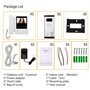 HFeng 4.3 '' Kit interphone vidéo couleur pour interphone 3 moniteurs + 700TVL Caméra vidéo de vision nocturne COMS IR pour 3 ap