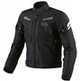 JET Blouson moto imperméable avec armure veste moto multi fonctionnel textile (Noir