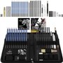 Castle Art Supplies Set de 40 Pièces pour Dessin et Croquis avec Tutoriel | Pour Artistes