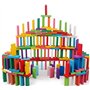 YIQI Ensemble de Blocs de Dominos en Bois coloré 120pcs