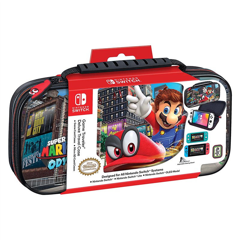 Official Mario Odyssey Travel Case for Nintendo Switch : SWITCH , ML