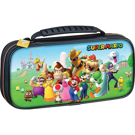 NINTENDO Bigben Interactive Switch Travel Case Super Mario & Friends NNS53A Boîtier Robuste Multicolore