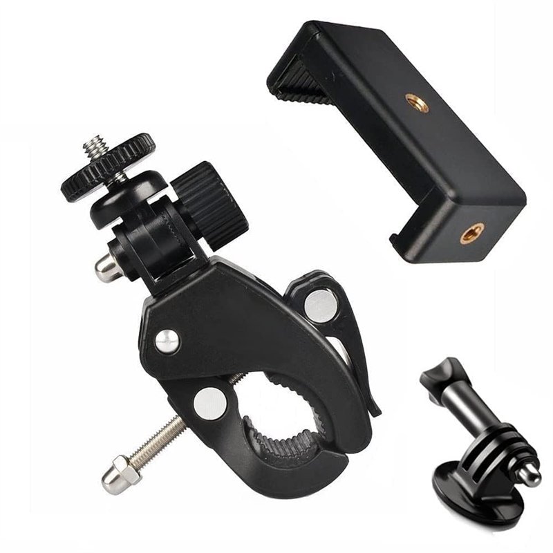 ShipeeKin Support de Serrage de Montage de Tube à dégagement Rapide et Clip de Smartphone pour Gopro Hero Series, caméras d’Acti