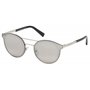 Ermenegildo Zegna Lunettes de Soleil EZ0085 SHINY PALLADIUM/GREY 60/19/140 femme