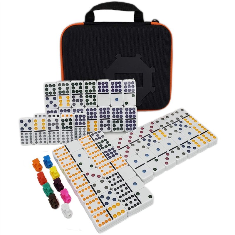 Kalolary Double 12 Jeu Dominos du Train Mexicain