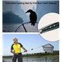 Xndryan – Épuisette de pêche télescopique 180 cm avec poignée, épuisette pliable portable avec long manche pour pêche à la carpe