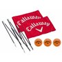 Callaway Bâtons de drapeau de golf Rouge