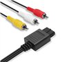 Link-e : Lot Compatible avec Console Super Nintendo (SNES) : Chargeur Secteur pour Alimentation + Cable Video Composite AV