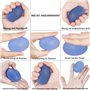 VOARGE Lot de 3 balles de préhension en forme d'œuf pour soulager la pression, renforcer la main et les doigts et soulager les d