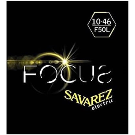 Savarez cordes de guitare électrique Focus Stainless Steel Set Light .010-.046 F50L