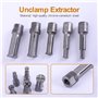 Extracteurs de roulement moto,Outil de démontage de huit pièces de palier interne