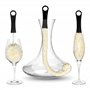 Bar Amigos Goupillon carafe à vin Lot de 3 Brosse pour Vases et Verres Verrerie carafe à décanterverre brosse de nettoyage pour