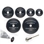 7pc HSS lames de scie outil rotatif