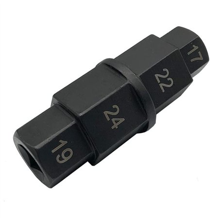 CENPEK Douille hexagonale pour essieu de roue avant et arrière de moto 17/19/22/24 mm SUK0244