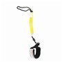 Planche de Surf Laisse Stand up Paddle Board enroulé Printemps Laisse Jambe Pied Corde Surf Laisse 5mm(Jaune),braceletde Maintie