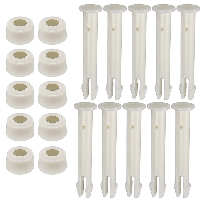 ZDNT 10 Pièces Goupilles en Plastique pour Intex Round Metal Frame Pools Pièces de Rechange pour Joints de Piscine pour Joints d