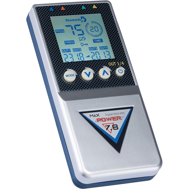 TESMED Max 7.8 Power electrostimulateur Musculaire, Massage tens- abdominaux, Sport, Masse Musculaire, esthétique, Massage