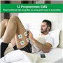 TESMED Trio 6.5: Électrostimulateur Musculaire Rechargeable par USB - 36 Programmes, 40 Niveaux d'Intensité, 4 Électrodes - EMS,