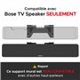 Kit Complet pour TV Speaker Mural Compatible avec Les Bose TV Speaker, Tout Le matériel de Montage est Inclus, Design réalisé au