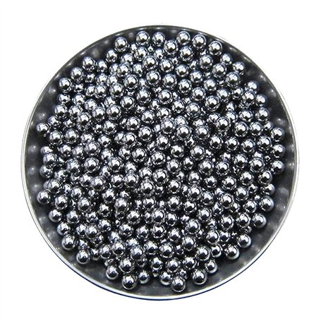 Dingzing 100PCS Billes Rondes En Acier 8 mm En Acier Inoxydable Bille En Acier De Bicyclette Pièce De Rechange Munitions Slingsh