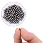 Dingzing 100PCS Billes Rondes En Acier 8 mm En Acier Inoxydable Bille En Acier De Bicyclette Pièce De Rechange Munitions Slingsh