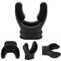 Accessoires pour Détendeur,Silicone Scuba Dive Snorkel Bite Bouthpiece Snorkeling Mouth Piece Diving Equipment Accessory Noir,Em