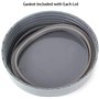 Funtuan - Couvercles refermables et couvercle à rabat - Pièces de rechange pour mixeur NBullet 600 W et 900 W - 32/64/532 ml - G