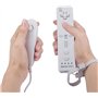 Atopoo Wii Télécommande, manette de jeu à distance remplaçable avec manette Nunchuck, étui en silicone et dragonne pour Nintendo