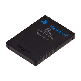 Carte Mémoire noire 8 Mo pour Playstation 2