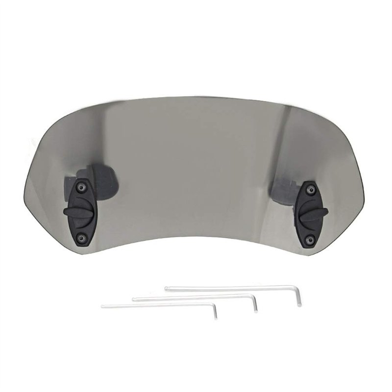 DEWIN Moto Déflecteur, Clip Réglable Pare-brise-vent Accessoires de Pare-brise for Moto Tawny